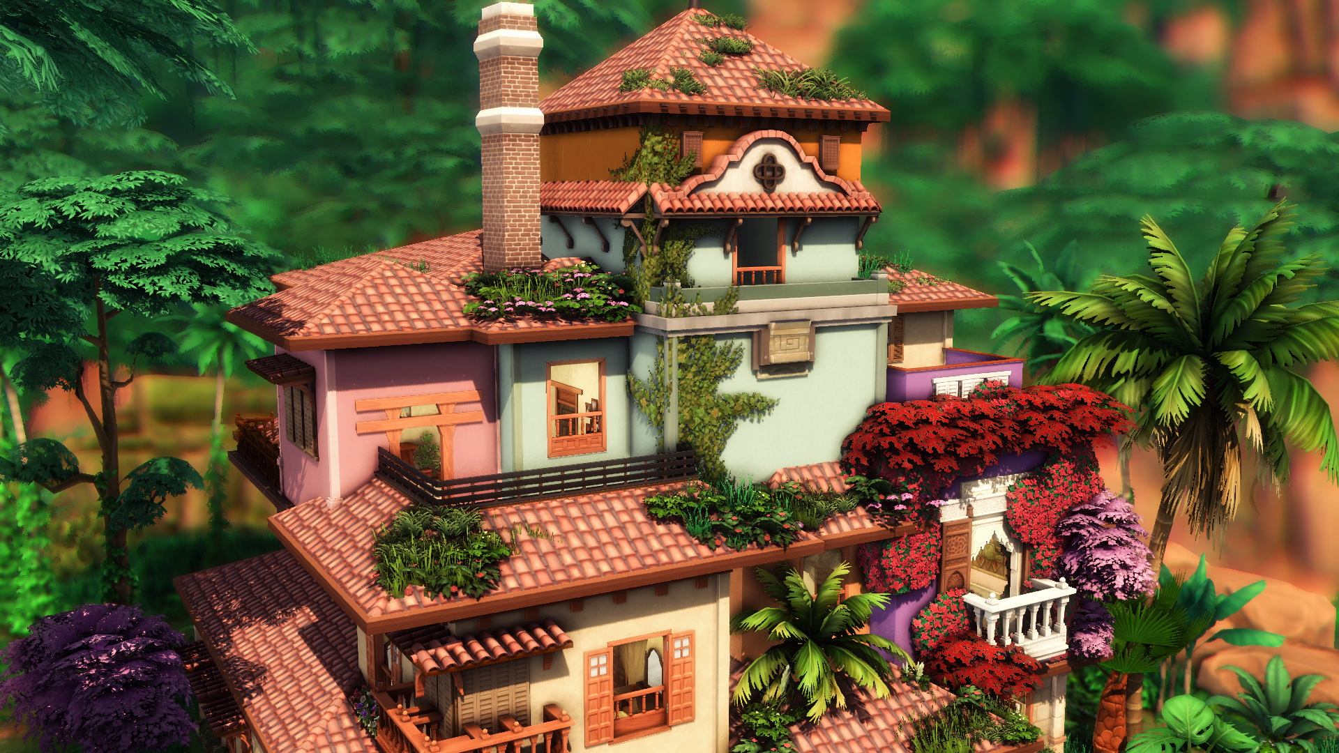 Madrigal's House Poster version ENCANTO by plumbobkingdom at Mod The