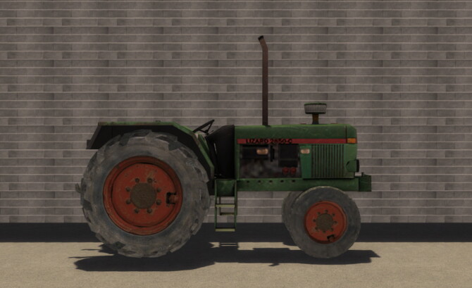 Sims 4 Lizard 2850 tractor by SimsCraft at Mod The Sims 4