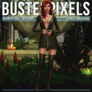 Fortnite Poison Ivy Hair Conversion/Edit at Busted Pixels