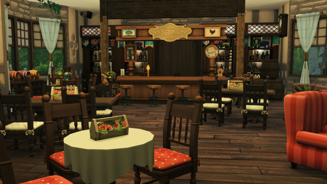 Sims 4 Gnome Hug & Pub at Akai Sims – kaibellvert