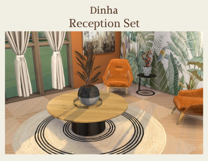 Sims 4 Reception Set at Dinha Gamer