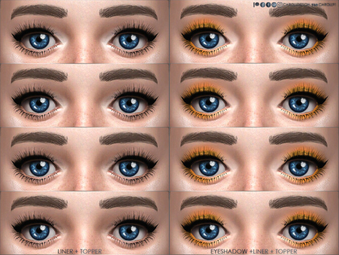 Sims 4 Eyeshadow Topper (HQ) by Caroll91 at TSR
