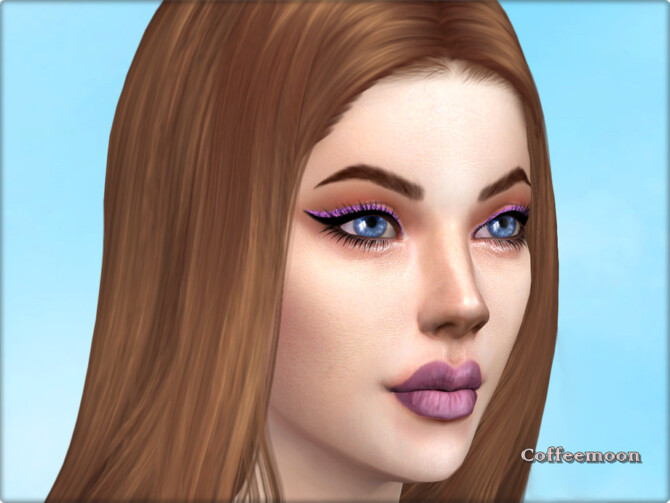 Sims 4 Thin tousled eyebrows by coffeemoon at TSR