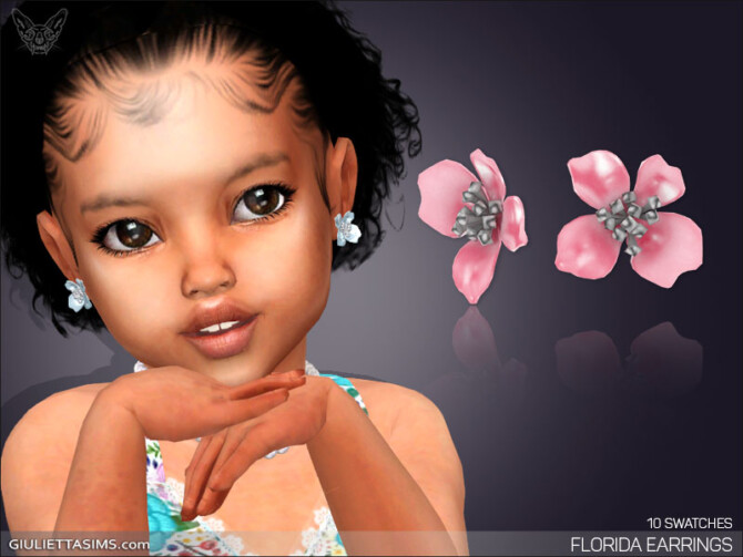 Sims 4 Florida Earrings For Toddlers at Giulietta