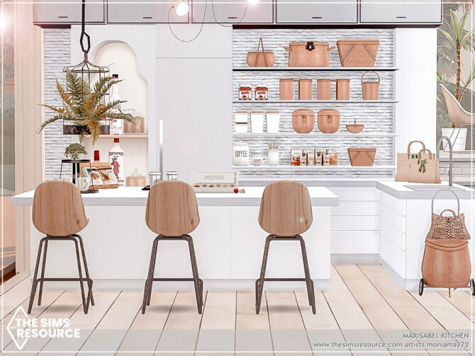 Sims 4 Marisabel Kitchen by Moniamay72 at TSR