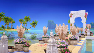 Romantic Beach Wedding at Akai Sims – kaibellvert