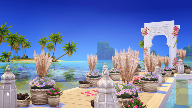 Sims 4 Romantic Beach Wedding at Akai Sims – kaibellvert