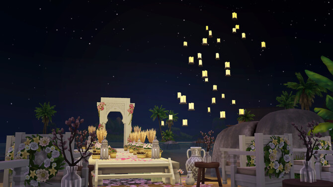 Sims 4 Romantic Beach Wedding at Akai Sims – kaibellvert