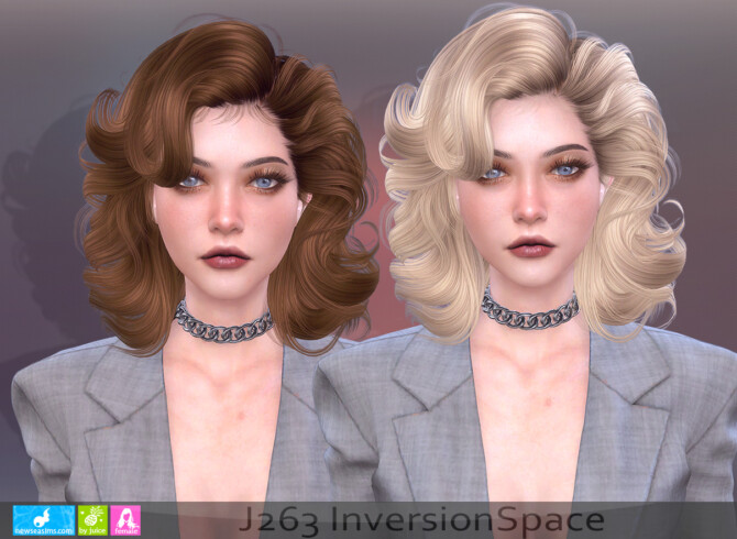 Sims 4 J263 Inversion Space Hair at Newsea Sims 4