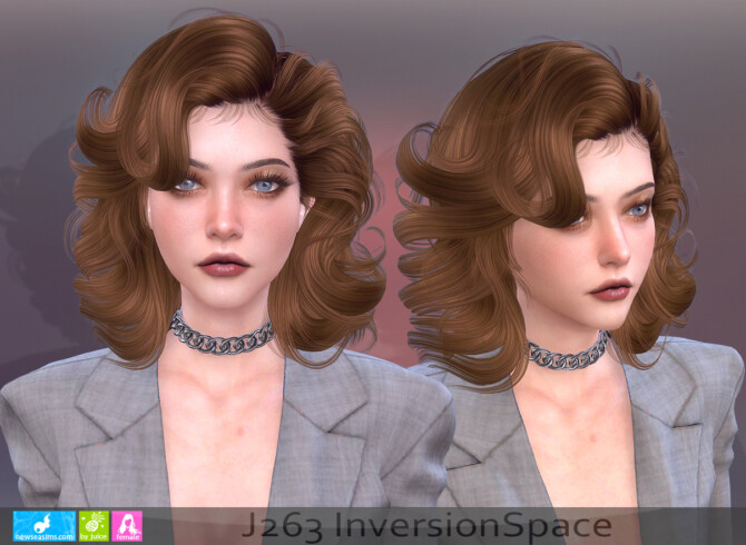 Sims 4 J263 Inversion Space Hair at Newsea Sims 4