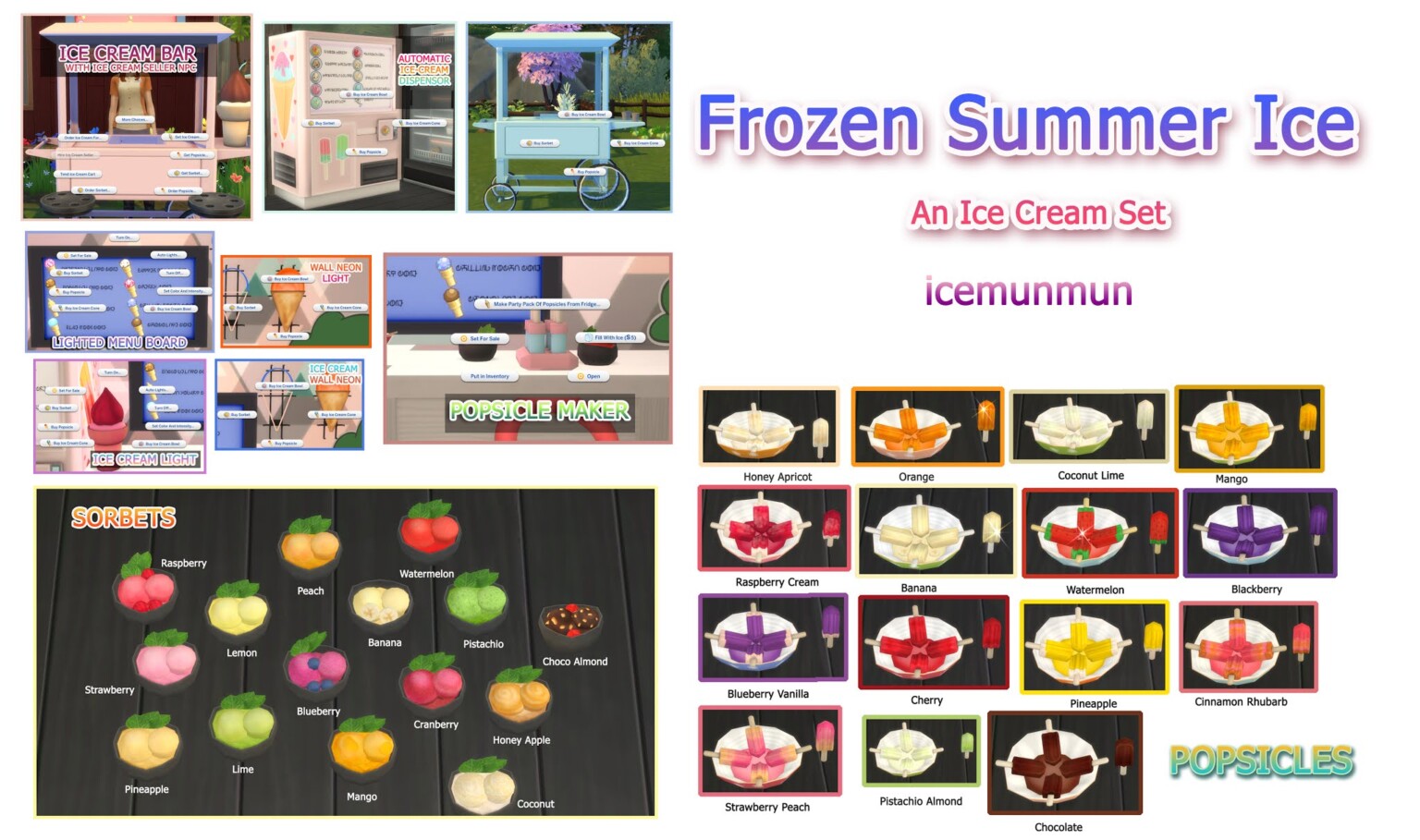 Sims 4 ice cream downloads » Sims 4 Updates