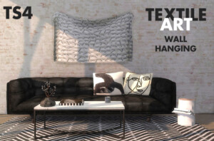 Recolors of KBB’s one room set 10′s wall hanging #2 at Riekus13