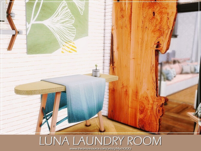 Sims 4 Luna Laundry Room by MychQQQ at TSR