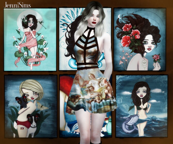 Sims 4 COLLECTION PAINTINGS at Jenni Sims