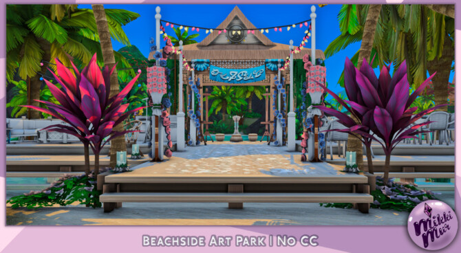 Sims 4 Beachside Art Park at MikkiMur