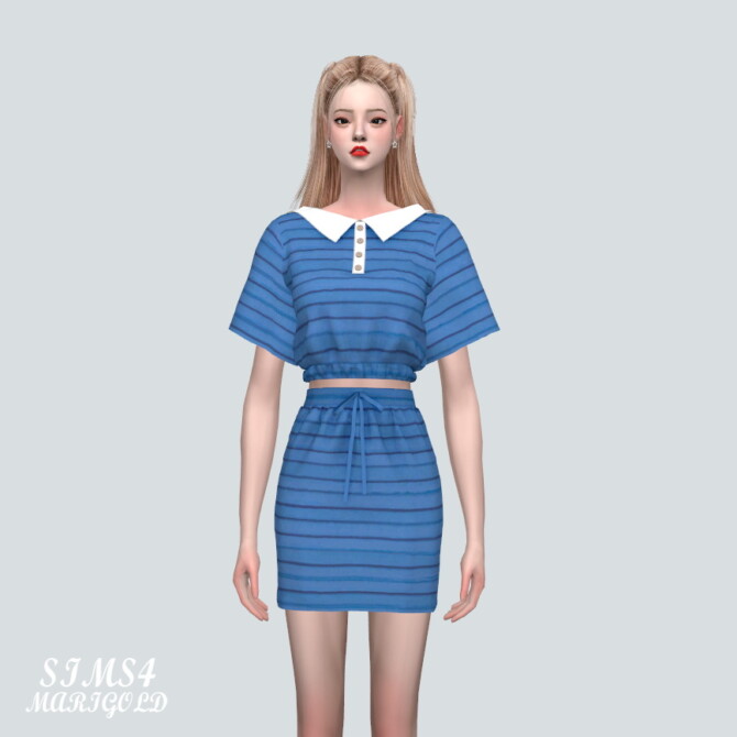 Sims 4 Polo T With Skirts TPS V2 at Marigold