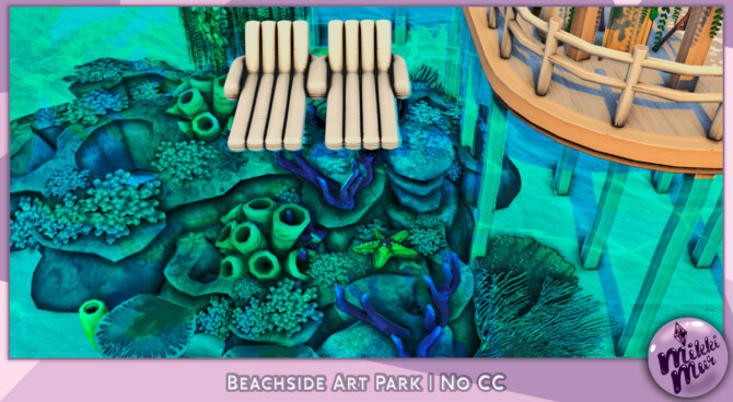 Sims 4 Beachside Art Park at MikkiMur