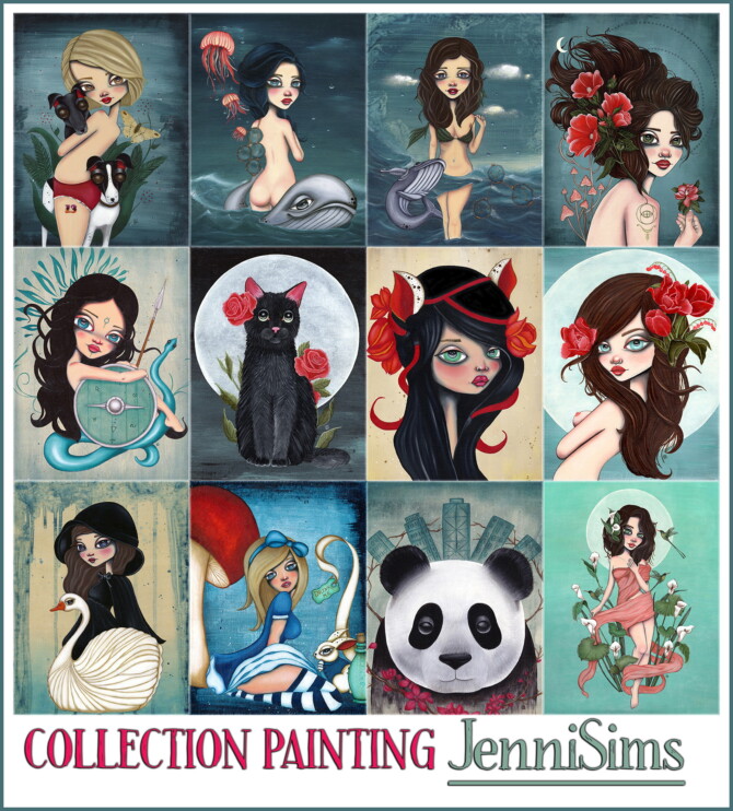 Sims 4 COLLECTION PAINTINGS at Jenni Sims