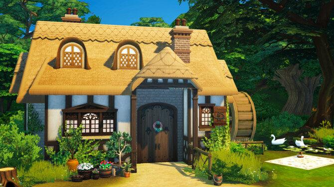Sims 4 Old Cottage Mill at Akai Sims – kaibellvert