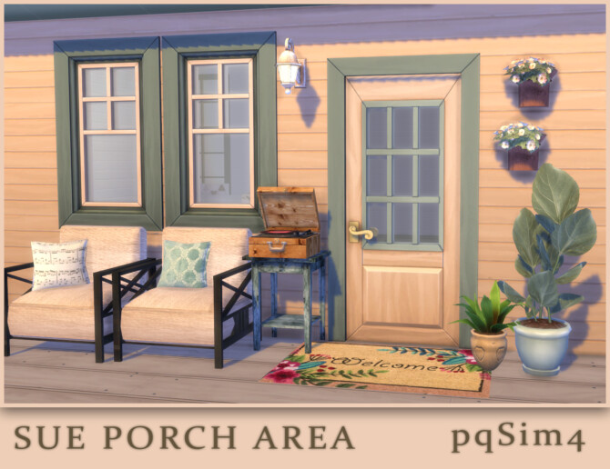 Sims 4 Porch Area at pqSims4