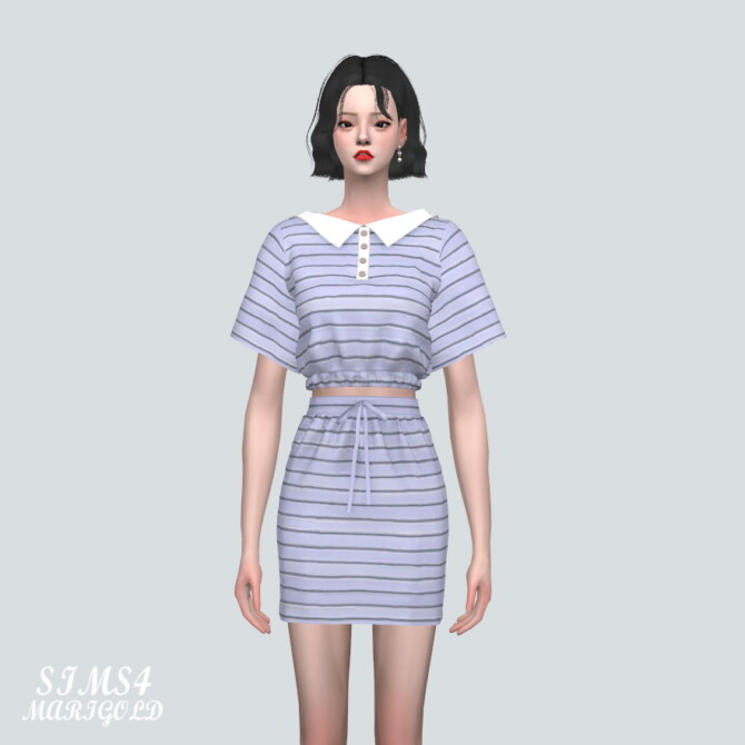 Sims 4 Polo T With Skirts TPS V2 at Marigold