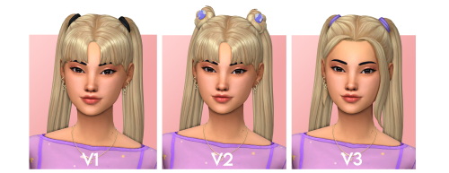Sims 4 Serena Hair at AHarris00Britney