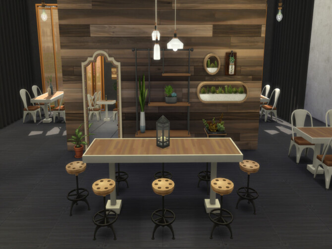 Sims 4 Rustic Restaurant by susancho93 at TSR
