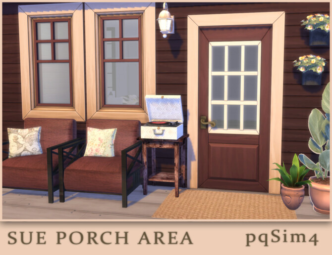 Sims 4 Porch Area at pqSims4