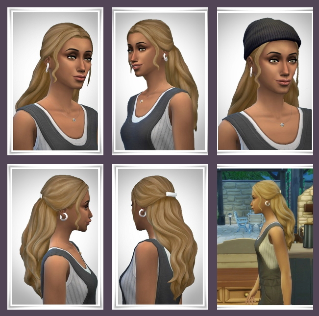 Sims 4 Hariet Hair at Birksches Sims Blog