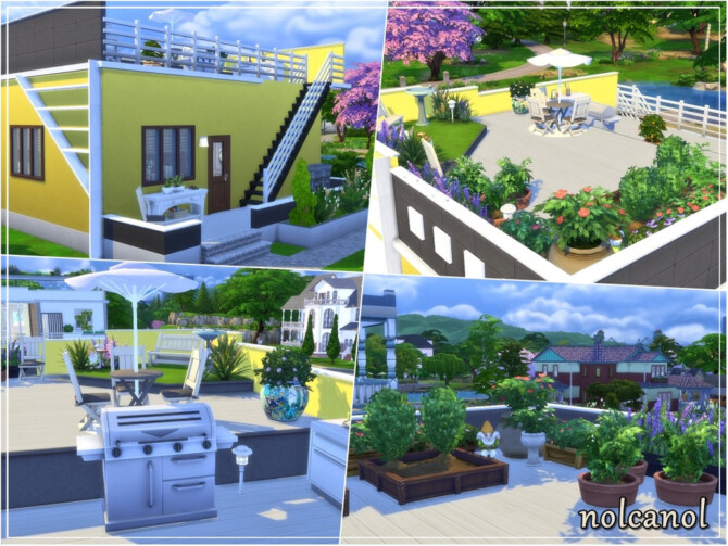 Sims 4 Lemon Twist Home by nolcanol at TSR