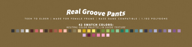 Sims 4 REAL GROOVE PANTS at Candy Sims 4