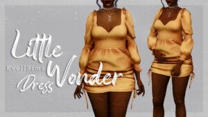 Little Wonder Dress at EvellSims