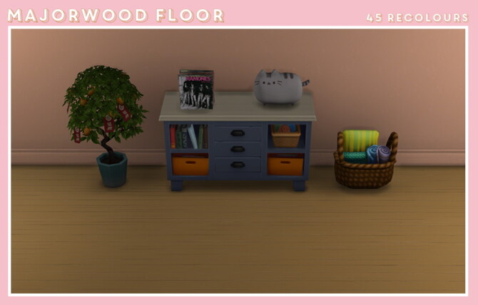 Sims 4 Wood floor recolours at Midnightskysims