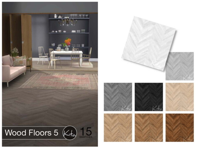 Sims 4 Wood Floors 5 at Ktasims