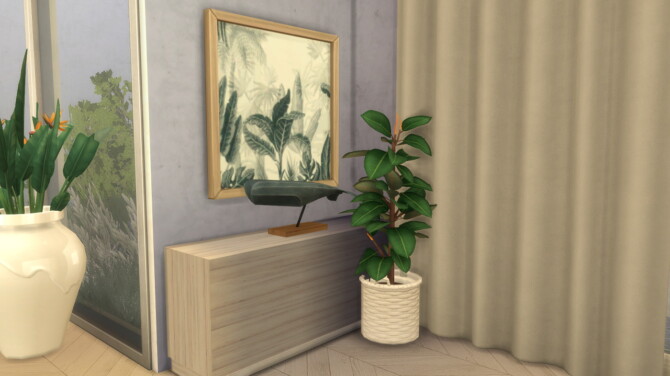 Sims 4 Leaf and Palm Prints Set at Modern Crafter CC
