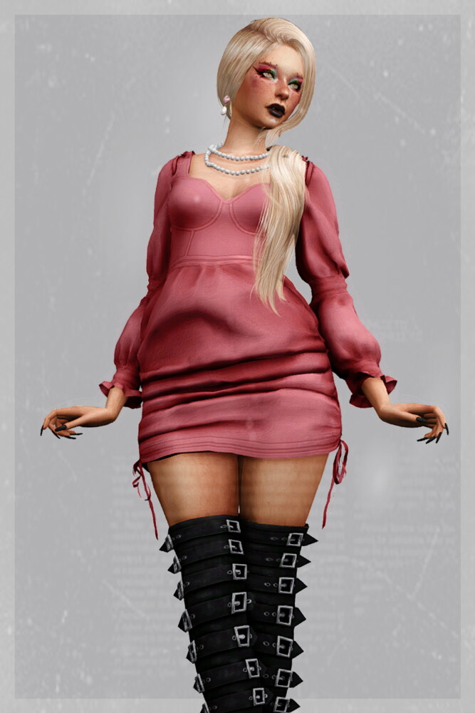 Sims 4 Little Wonder Dress at EvellSims