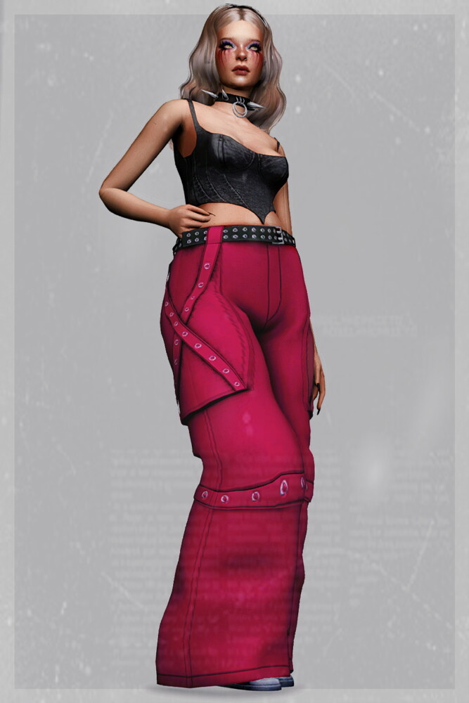 Sims 4 Cemetery Drive Pants at EvellSims