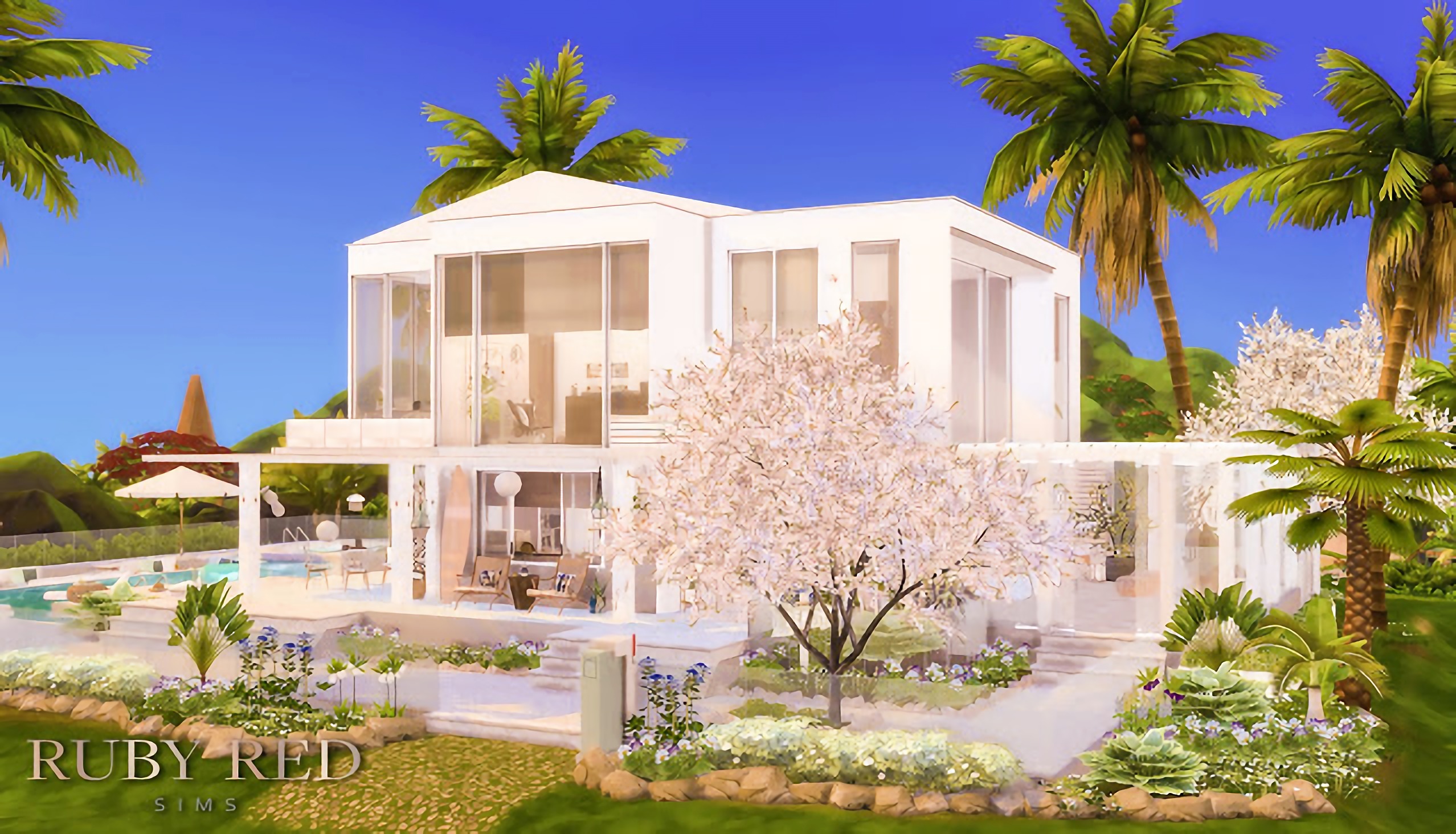 Modern Boho 7 House At Ruby Red Sims 4 Updates
