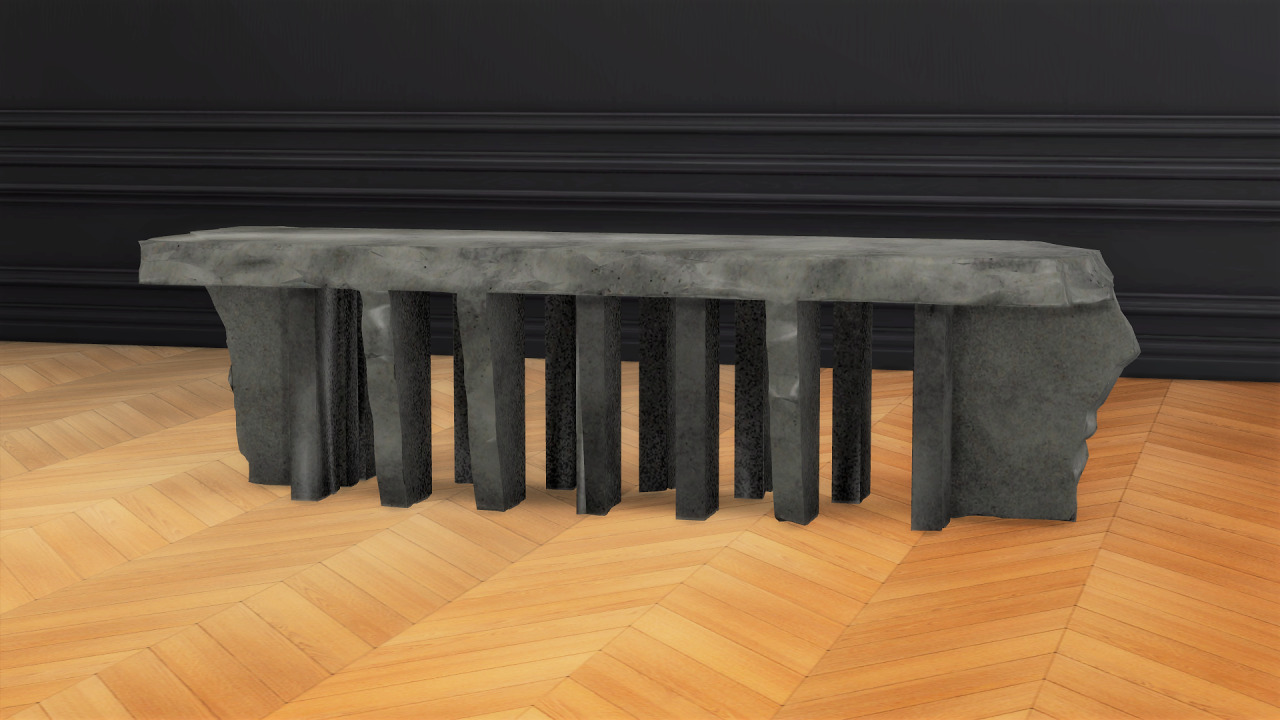 Bespoke Stone Table At Meinkatz Creations Sims 4 Updates