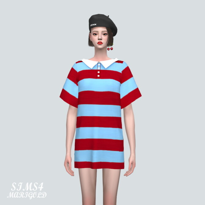 Sims 4 Mini Dress S7 PK at Marigold