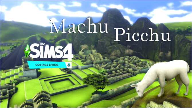Sims 4 MACHU PICCHU | THE SIMS 4 COTTAGE LIVING at RUSTIC SIMS
