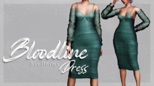 Bloodline Dress at EvellSims