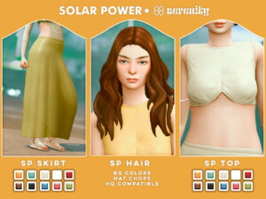 Solar Power 3 CC items set at SERENITY
