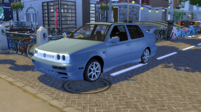 Sims 4 1992 Volkswagen Jetta at Modern Crafter CC