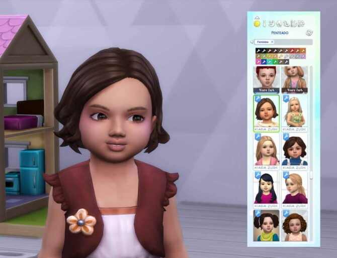 Sims 4 Judi Hairstyle for Toddlers at My Stuff Origin