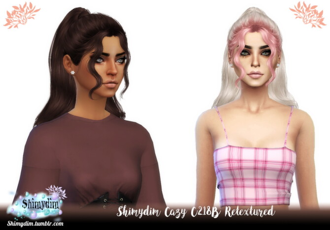 Sims 4 Cazy C218 Hair Retexture at Shimydim Sims