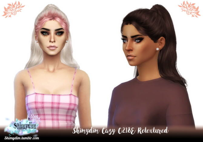 Sims 4 Cazy C218 Hair Retexture at Shimydim Sims