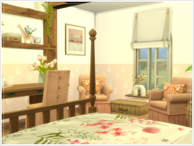 Sims 4 Hugos Pink Bedroom by philo at TSR