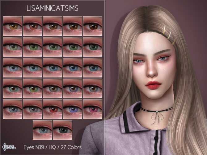 Sims 4 LMCS Eyes N39 (HQ) by Lisaminicatsims at TSR