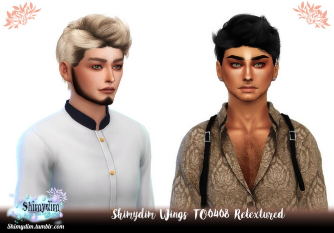 Sims 4 Wings TO0408 Hair Retexture at Shimydim Sims